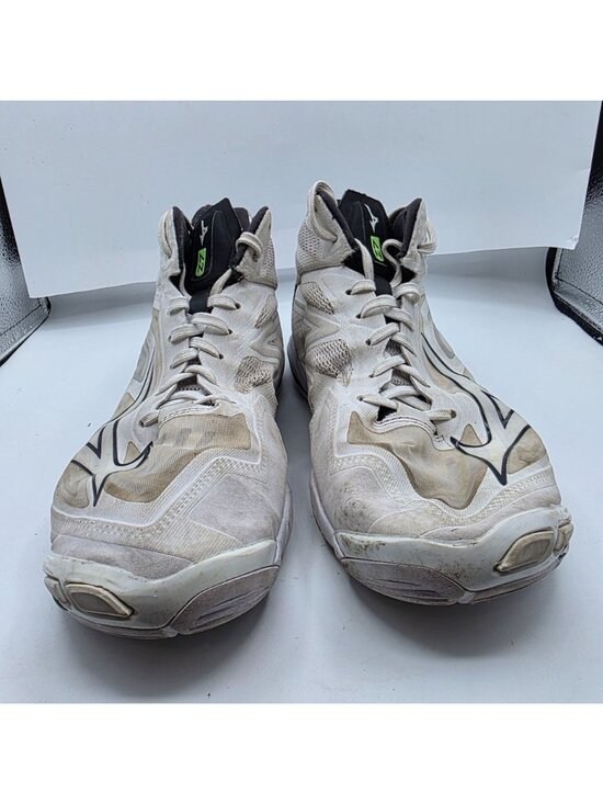Mizuno Wave Lightning Z7 Mens Size 11 Volleyball Shoes White Black Sneakers main image 8